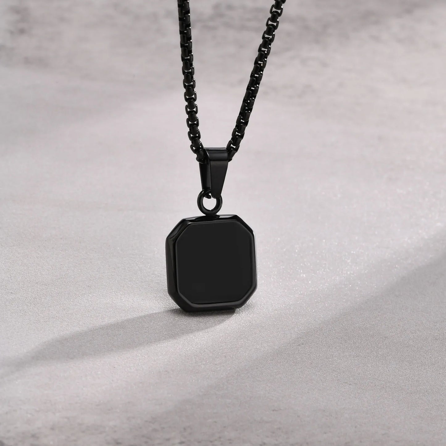 Black Enamel Necklaces