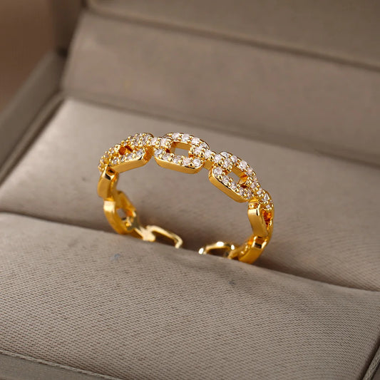 Twist Chain Open Rings