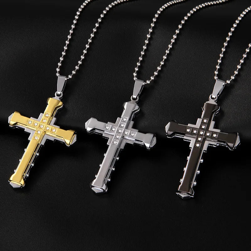 Diamond Studded Cross