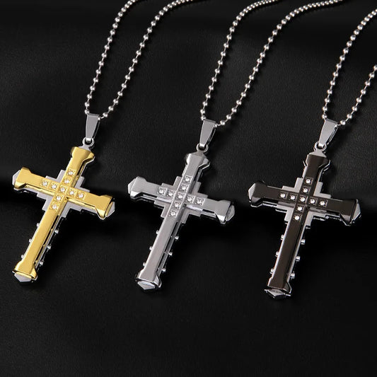 Diamond Studded Cross