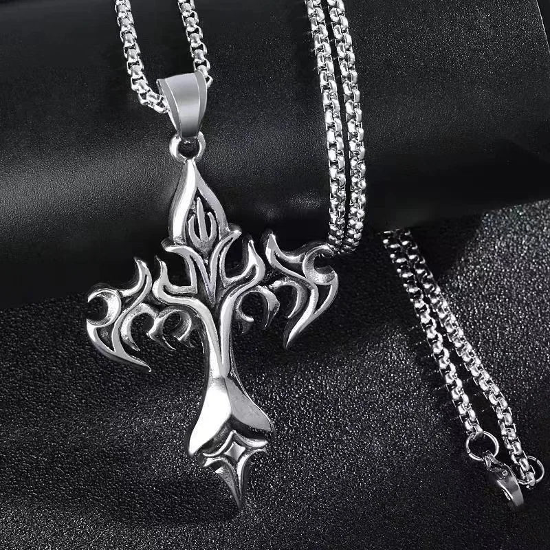 Cross Titanium Necklace