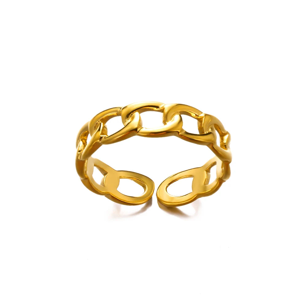 Twist Chain Open Rings