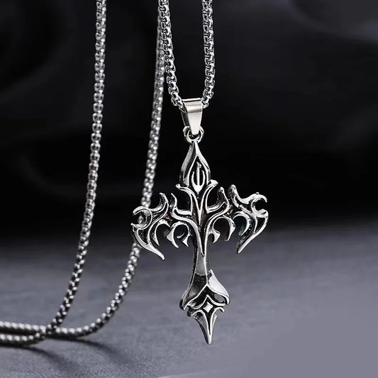Cross Titanium Necklace
