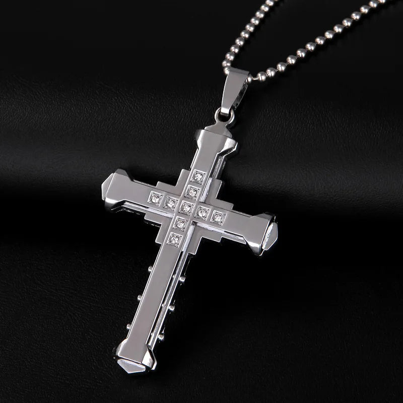 Diamond Studded Cross