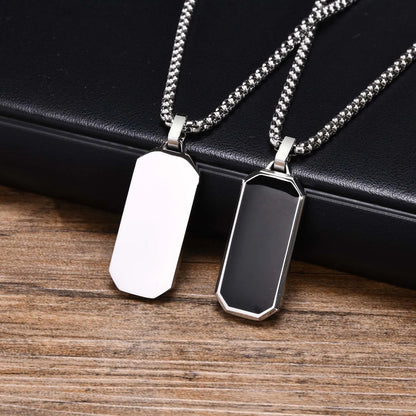 Black Enamel Necklaces