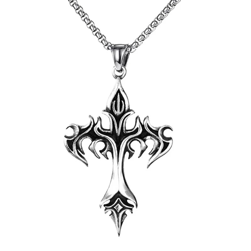 Cross Titanium Necklace
