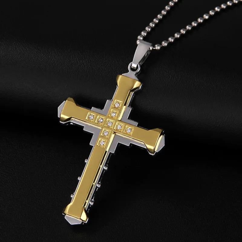 Diamond Studded Cross