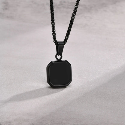 Black Enamel Necklaces